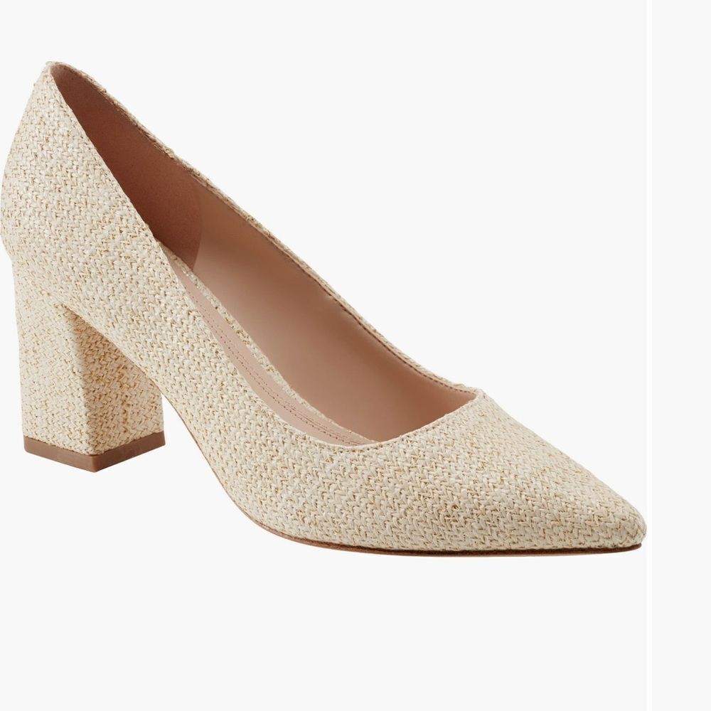 Marc Fisher Raffia Zala Block Heels